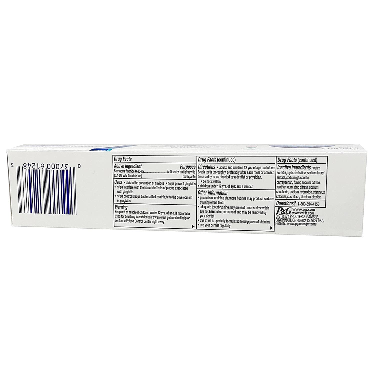 Crest Pro Health Ultra Gum Detoxify Toothpaste - 4-Pack, 5.2 oz each
