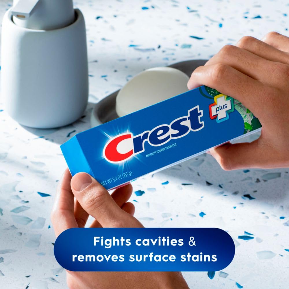Crest Complete Whitening + Scope Outlast Mint Toothpaste – Triple Pack (3 x 5.4 oz), 16.2 oz