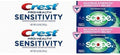 Crest Sensitivity Whitening Toothpaste with Scope Minty Fresh – 6 oz (2 Tubes)