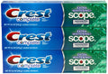 Crest Complete Multi-Benefit Fluoride Toothpaste - Extra Whitening & Freshness (8.2 oz x3)