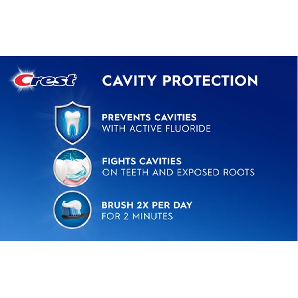 Crest Toothpaste Cavity Protection Regular (Pack of 3) | Cavity Care & Fresh Breath