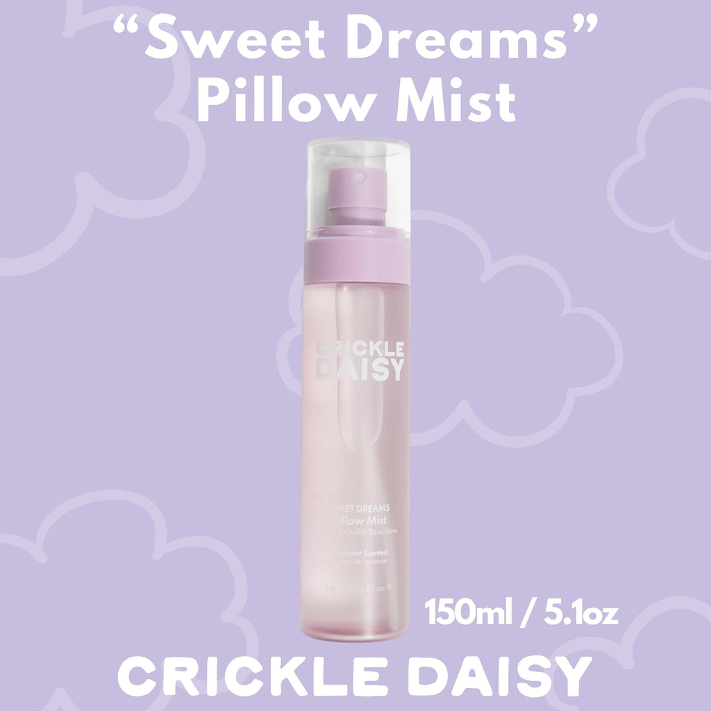 Crickle Daisy Sweet Dreams Lavender Pillow Mist – Calming Aromatherapy Linen & Fabric Spray, 150ml