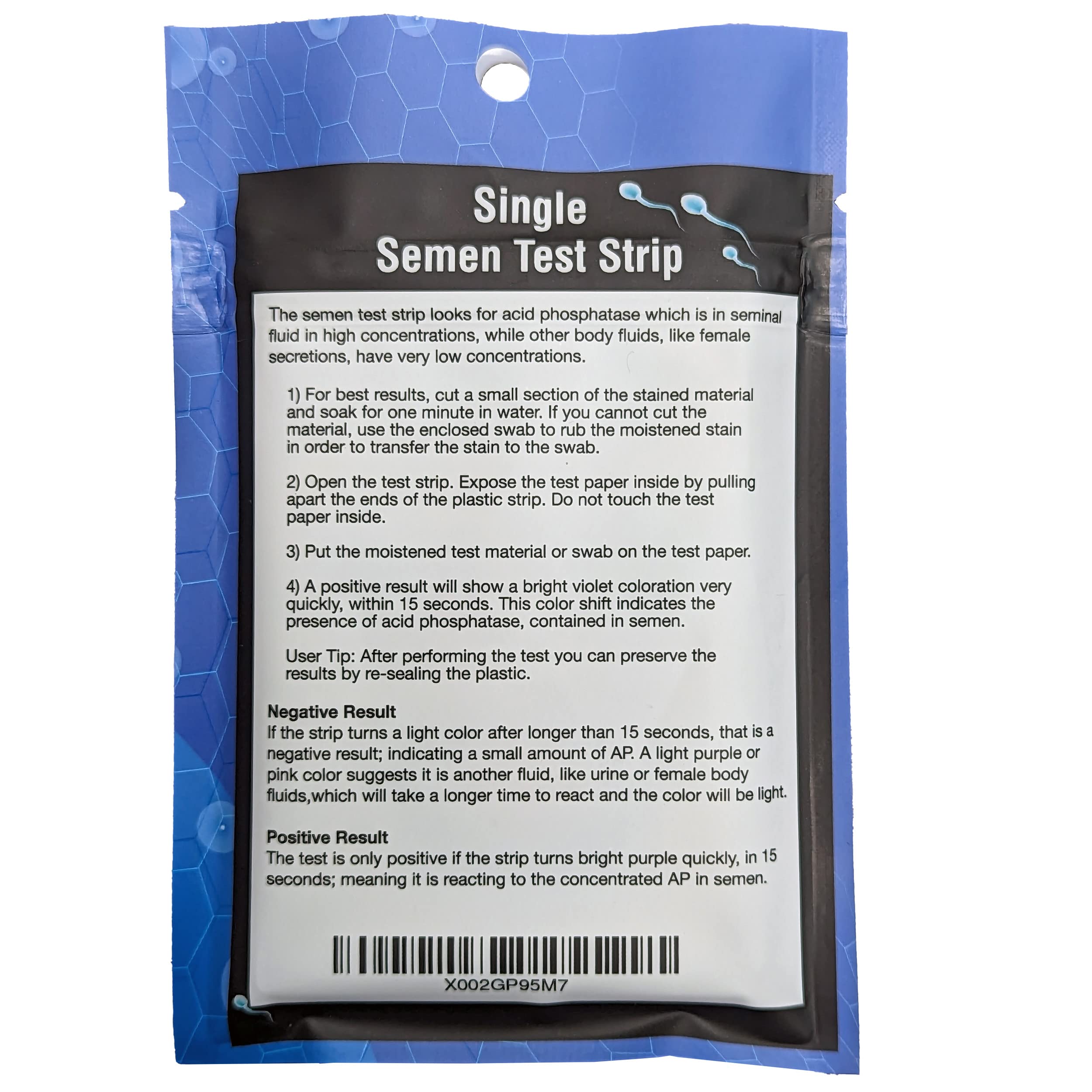 Crime Scene Semen Detection Test, Single Pack