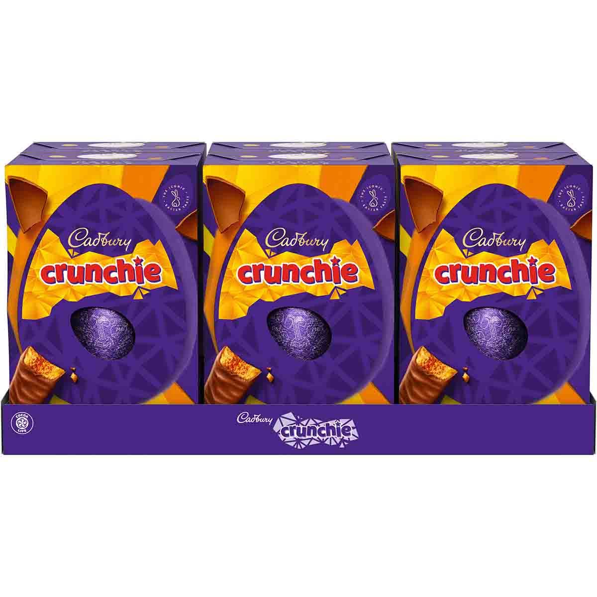6 x Cadbury Crunchie Traditional Egg - 167g