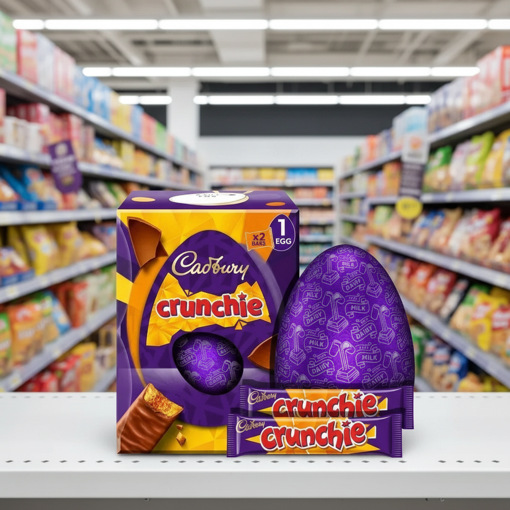6 x Cadbury Crunchie Traditional Egg - 167g
