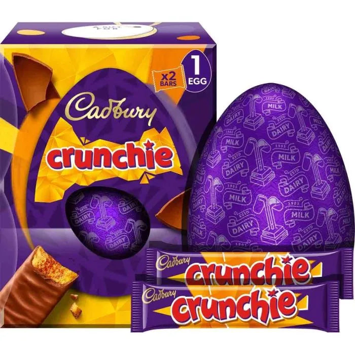 6 x Cadbury Crunchie Traditional Egg - 167g
