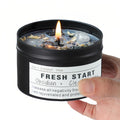 Crystal Candles – Healing Magic for Mind-Body Meditation | Fresh Start Gift for Women and New Jobs