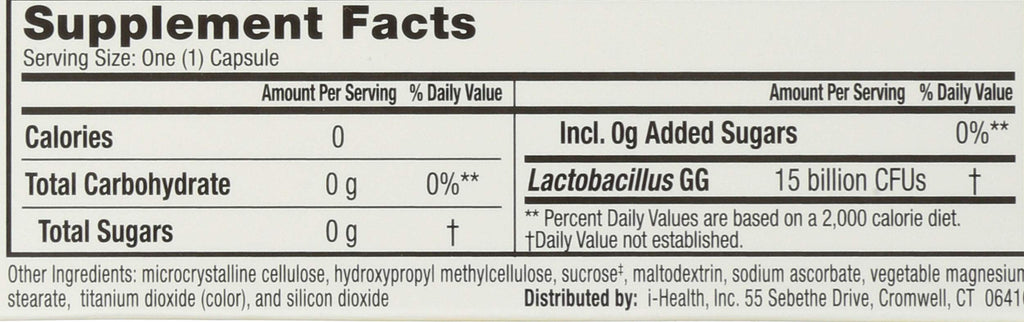 Culturelle Probiotic Vegetarian Capsules – Digestive Health (30 Count)