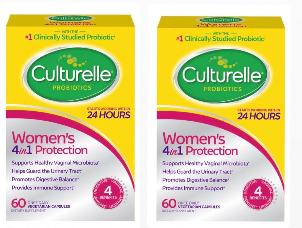 Culturelle Women’s Healthy Balance Probiotics – Digestive, Vaginal & Immune Health – 60 ct (2-Pack) – Non-GMO