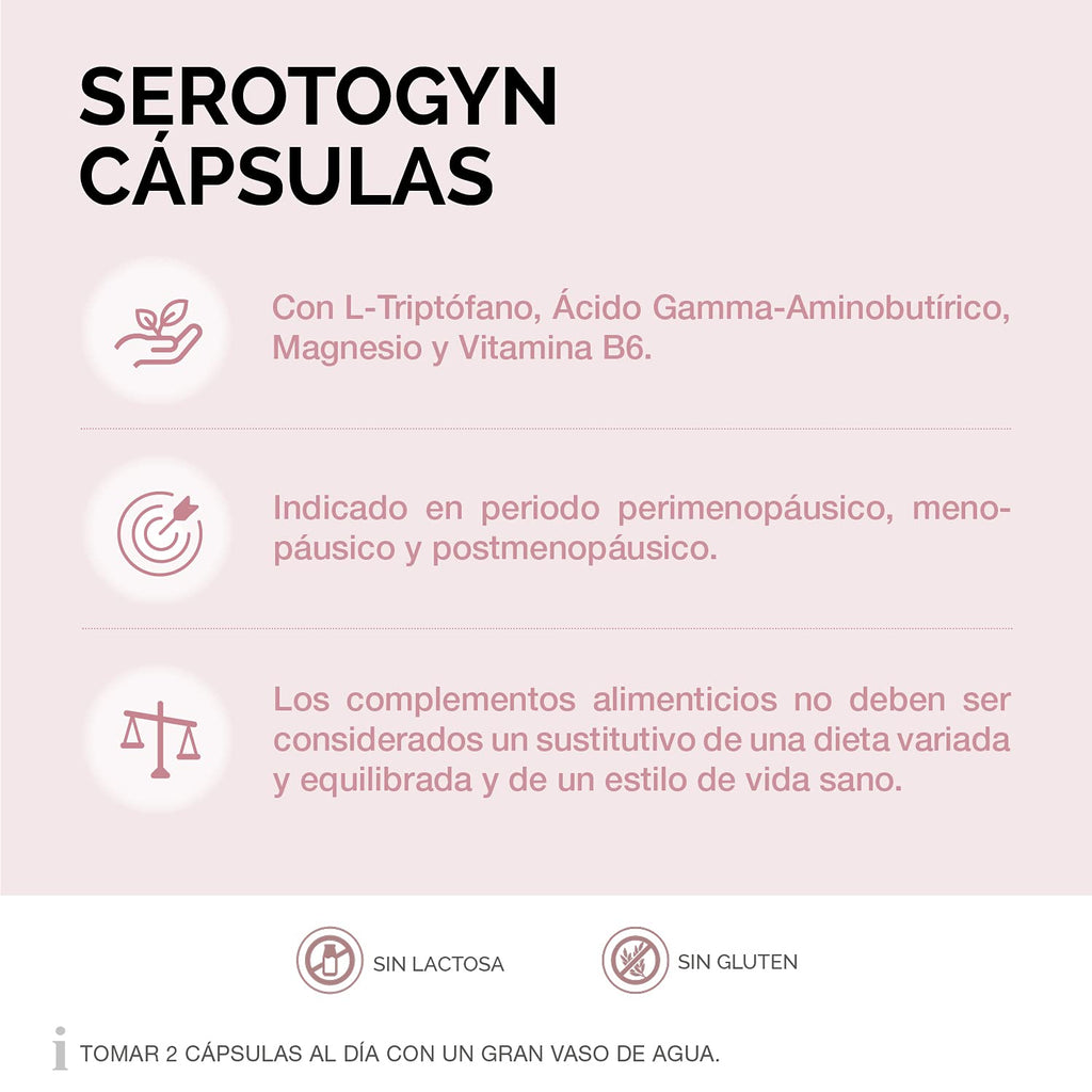 Cumlaude Lab: Serotogyn 60 Capsules | Gluten-Free Women's Health Supplement