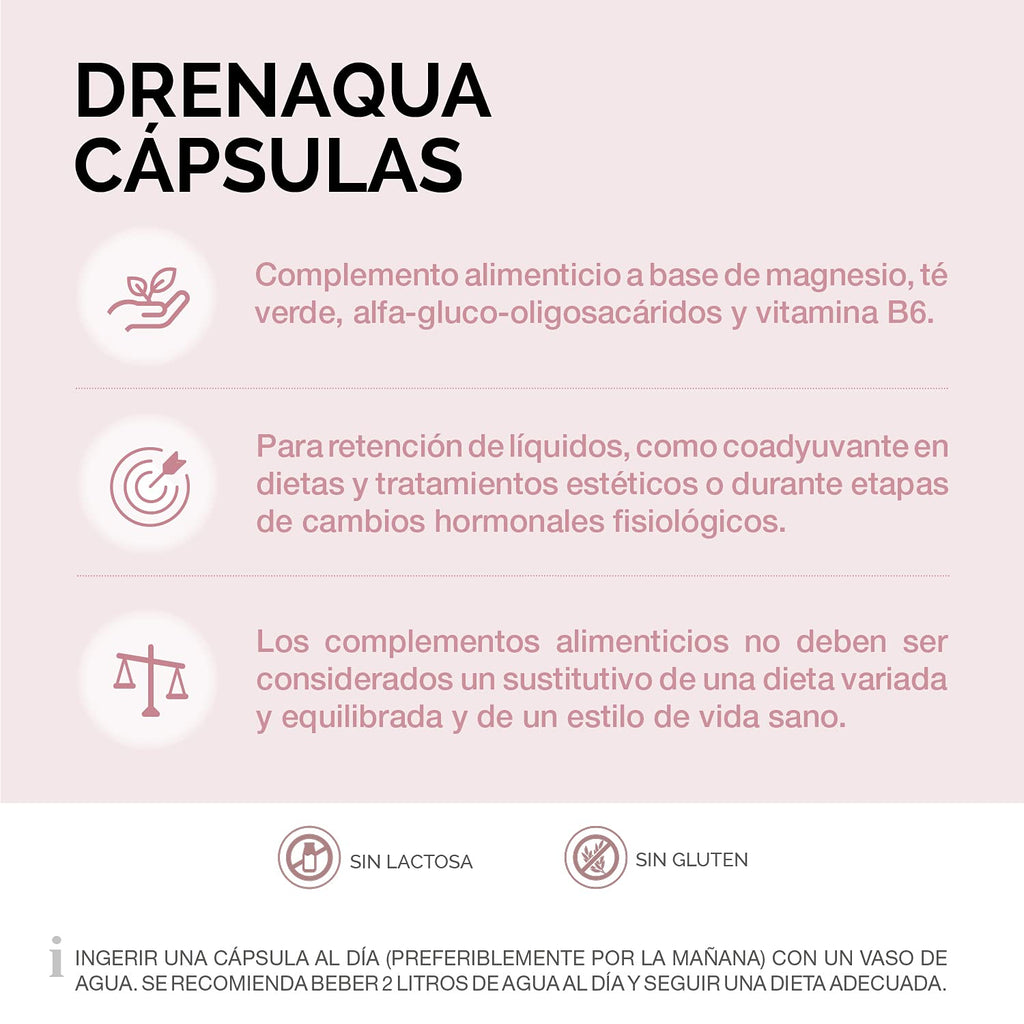 Cumlaude Drenaqua Caspsules With Probiotics And Prebiotics 30 Units by Cumlaude