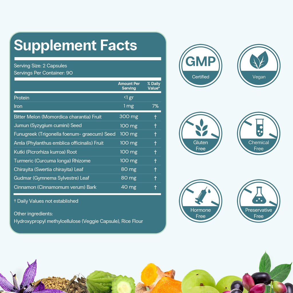 CuraLife Curalin Blood Sugar Complex – 9-Herb Metabolic Support | 3-Bottle Pack