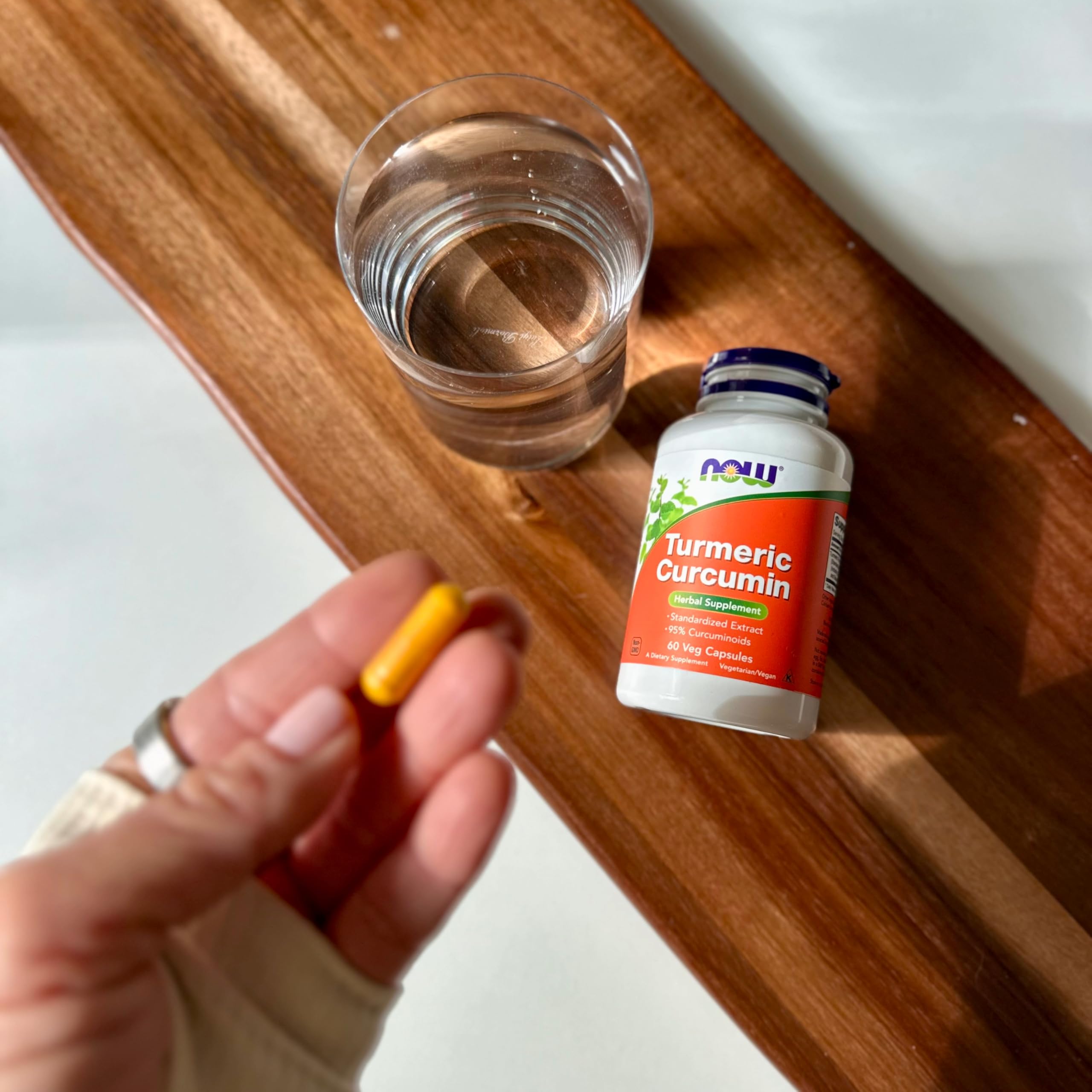 NOW Foods Turmeric Curcumin 95% Curcuminoids – 60 Veg Capsules