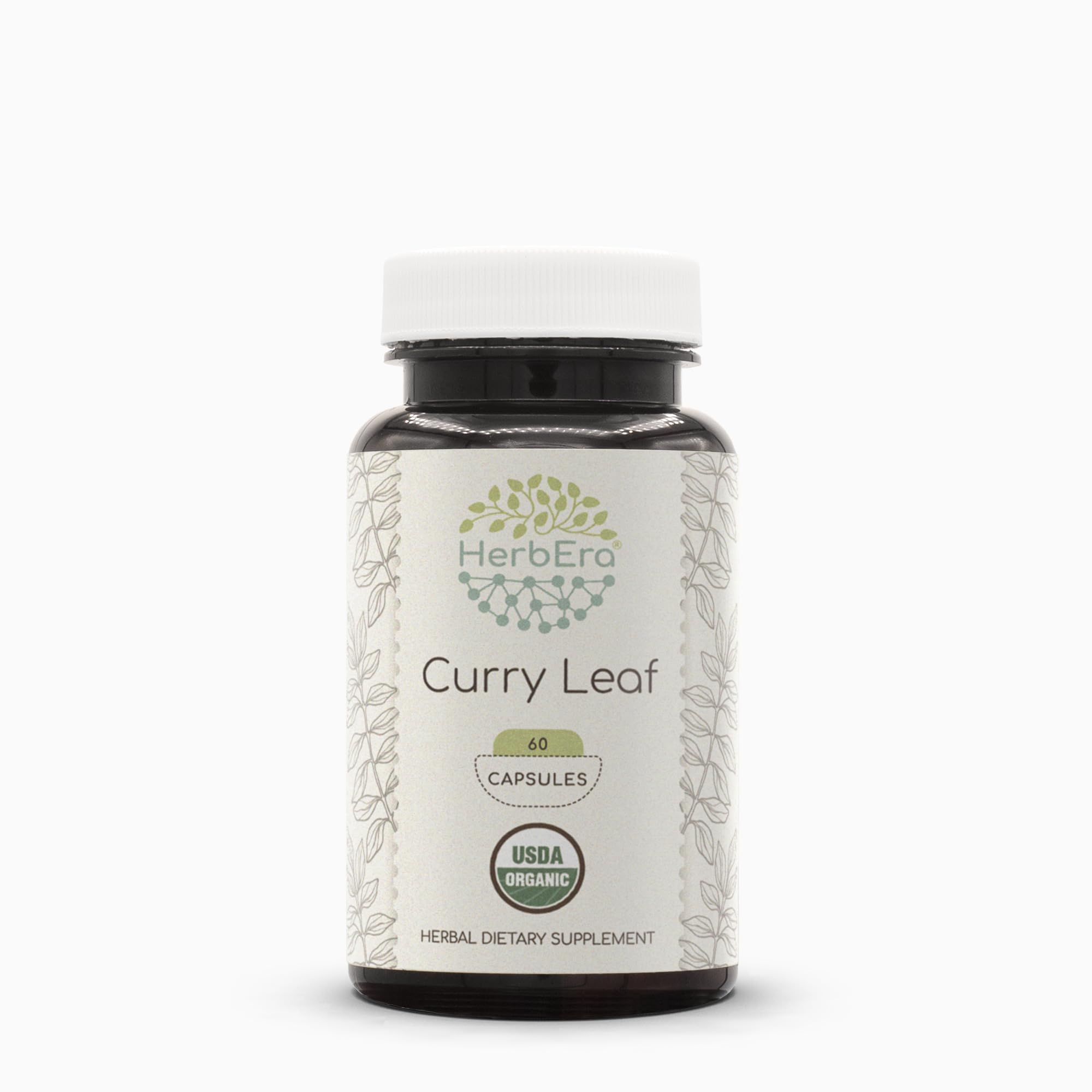 Curry Leaf USDA Organic Capsules | Certified Organic Vegetarian (60 Count)