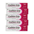 Cushion Grip Denture Adhesive 0.35 oz Travel Size (5-Pack) – Up to 4 Days, Zinc-Free, Waterproof
