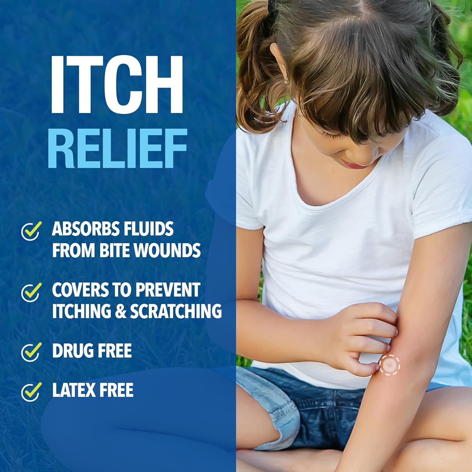 Cutter Bug Bite Patches Itch Relief Hydrocolloid Patches for Kids & Adults – 153 Count