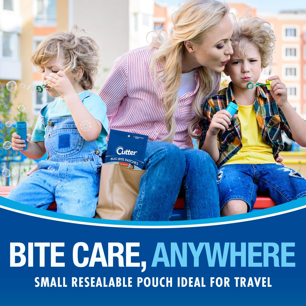 Cutter Bug Bite Patches – Itch Relief Hydrocolloid Patches for Kids & Adults | 51 Count