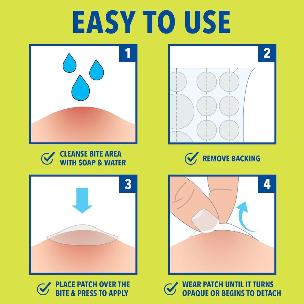 Cutter Bug Bite Patches Itch Relief Hydrocolloid Patches for Kids & Adults – 153 Count