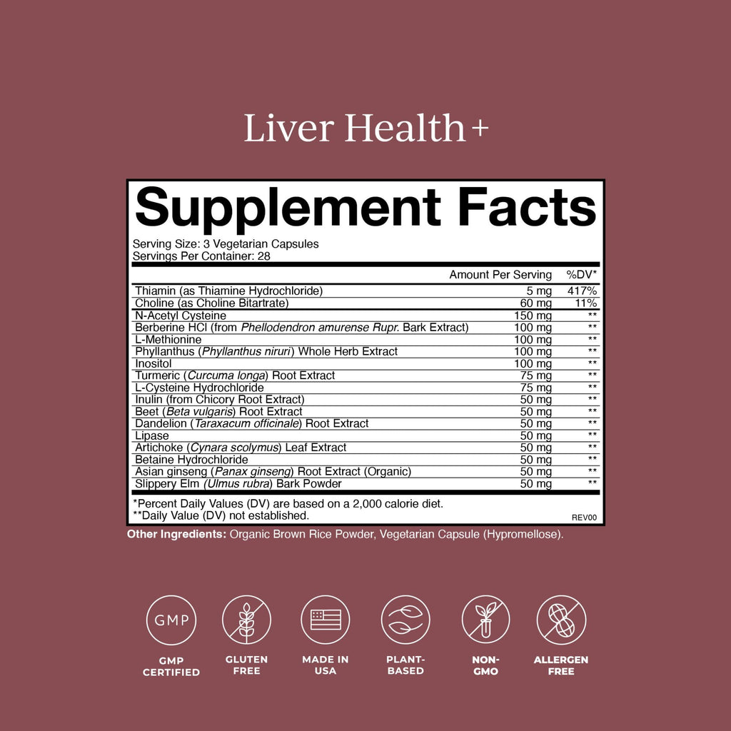 CYMBIOTIKA Liver Health+ – Liver Support, Cleanse & Repair (84 Capsules)