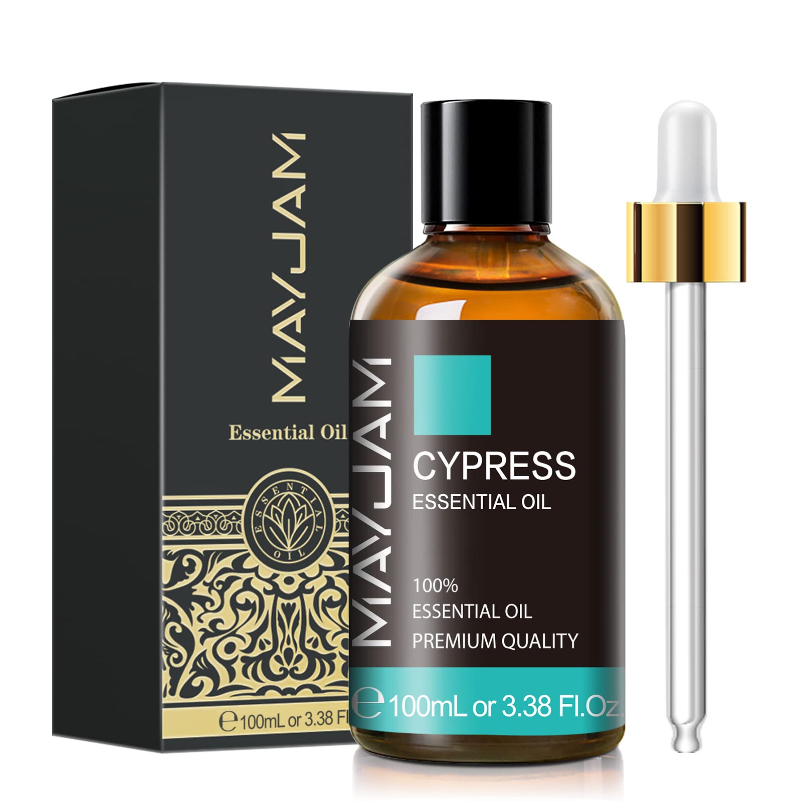 Cypress Essential Oil – MAYJAM 100ml with Glass Dropper