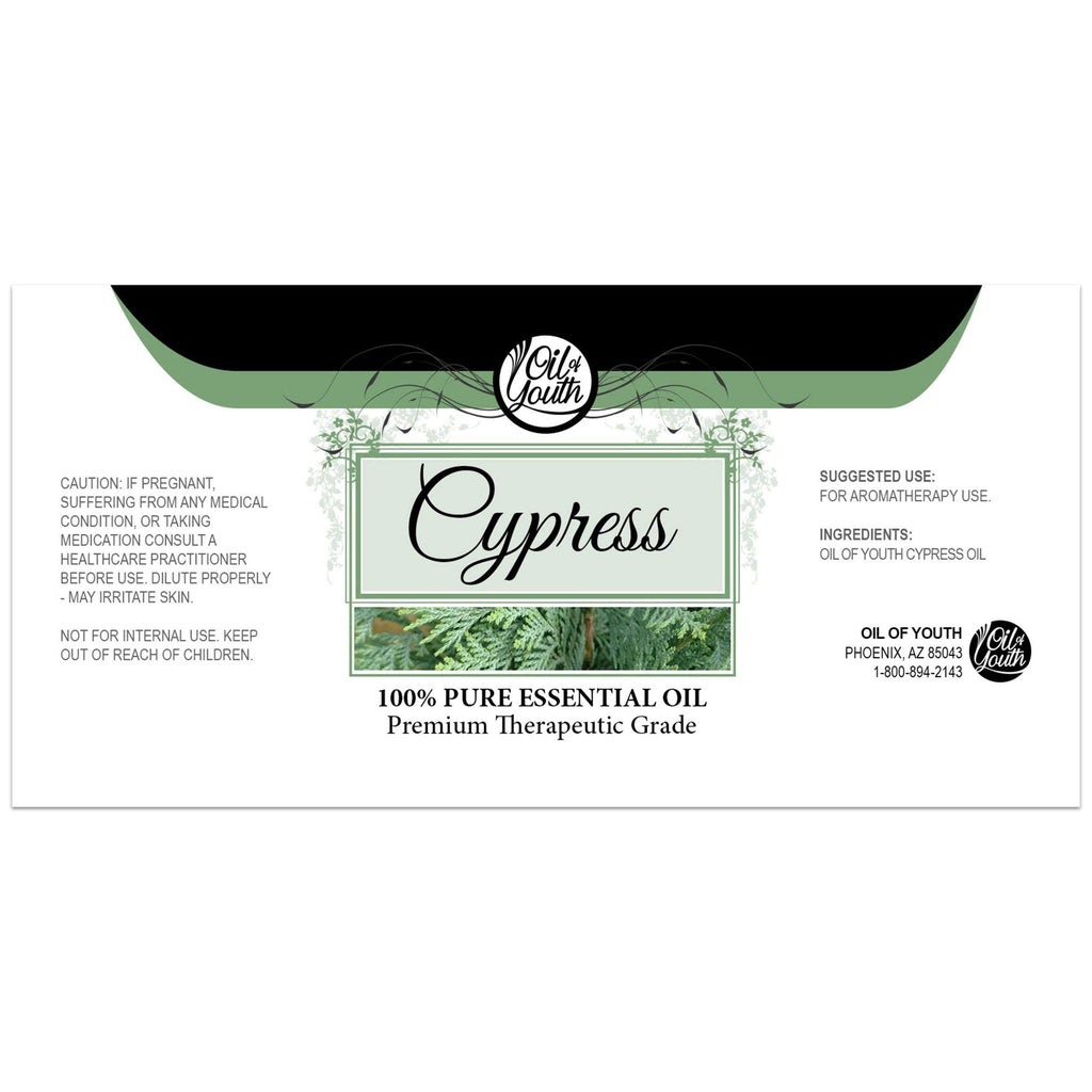 Oil of Youth Cypress Essential Oil 4 oz – Therapeutic Grade Aromatherapy