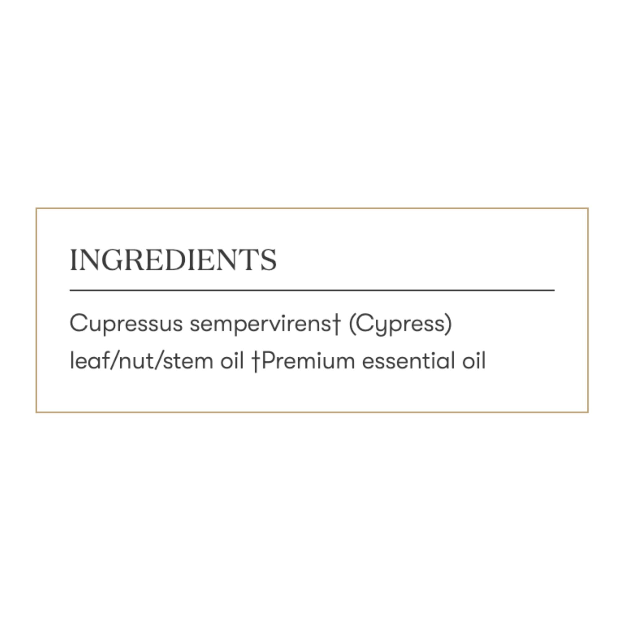 Young Living Cypress Essential Oil 5 ml | Hair Skin Scalp Support & Grounding Aromatherapy