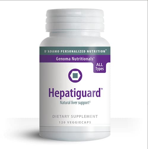 D'Adamo Blood Type Diet Hepatiguard – All Types, 120 Capsules | Natural Liver Support