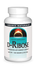 Source Naturals D-Ribose - 100 g Powder | Enhances ATP Energery*