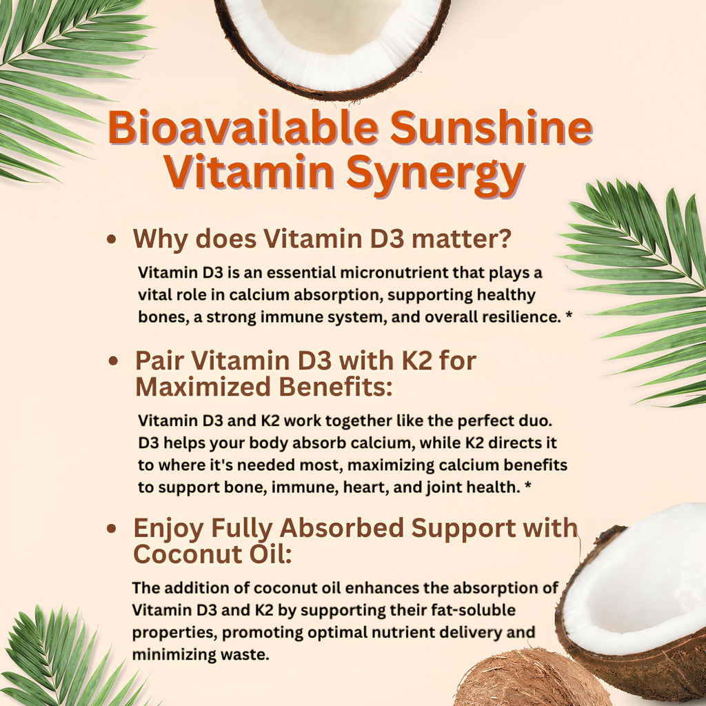 Micro Ingredients Vitamin D3 10,000 IU + K2 MK-7 200 mcg | 300 Softgels, D3 & K2 Complex