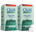 Denttach Clean Retainer & Denture Cleaner Tablets – Maximum Strength Peppermint, 208 Count (2x104)