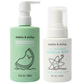 Dabble & Dollop Honeydew Melon 3-in-1 Body Wash & Shampoo for Kids – Tear-Free, Vegan (2-Pack)