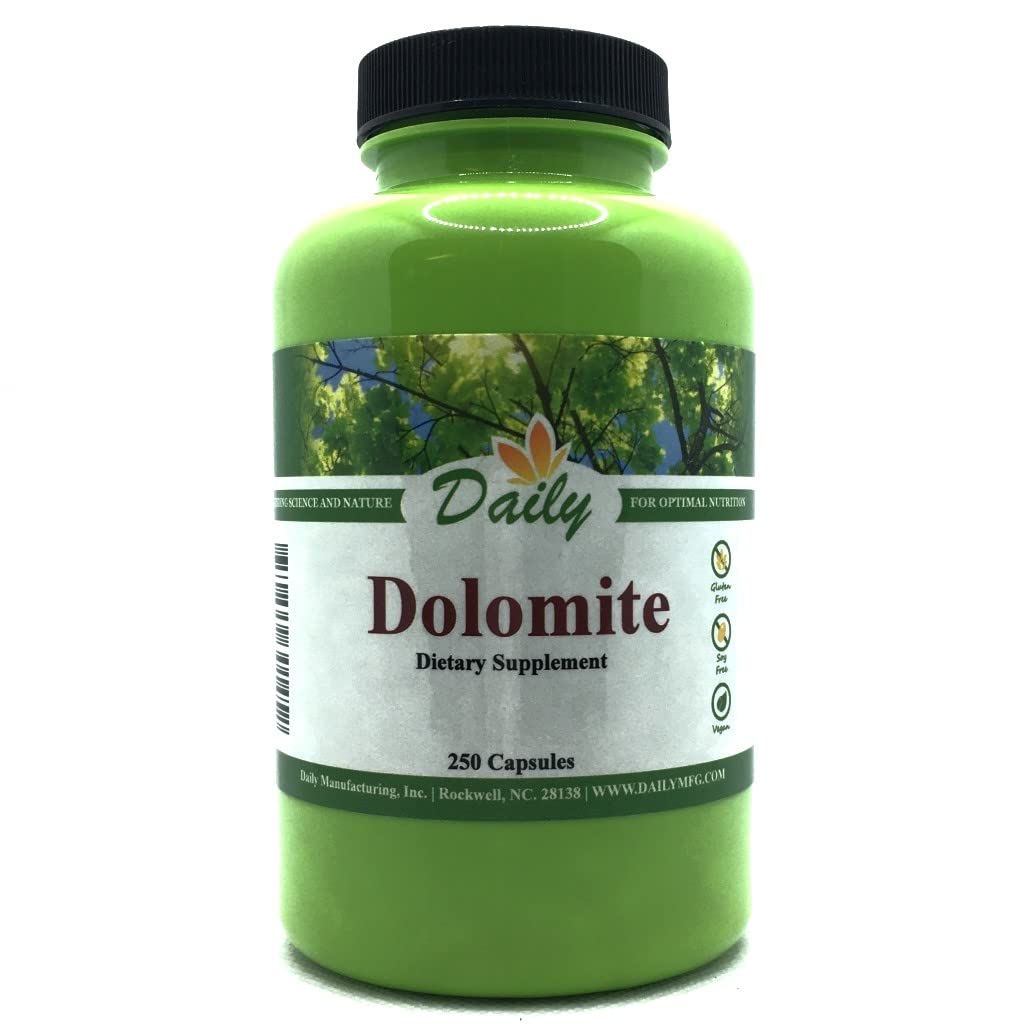 Daily Dolomite (Reams Original) – 340 mg Calcium, 188 mg Magnesium | Daily Manufacturing