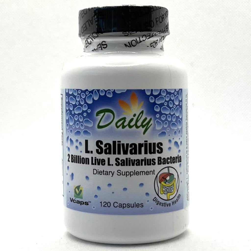 Daily Manufacturing L-Salivarius Probiotic — 2 Billion CFU, Delayed-Release, 120 Capsules