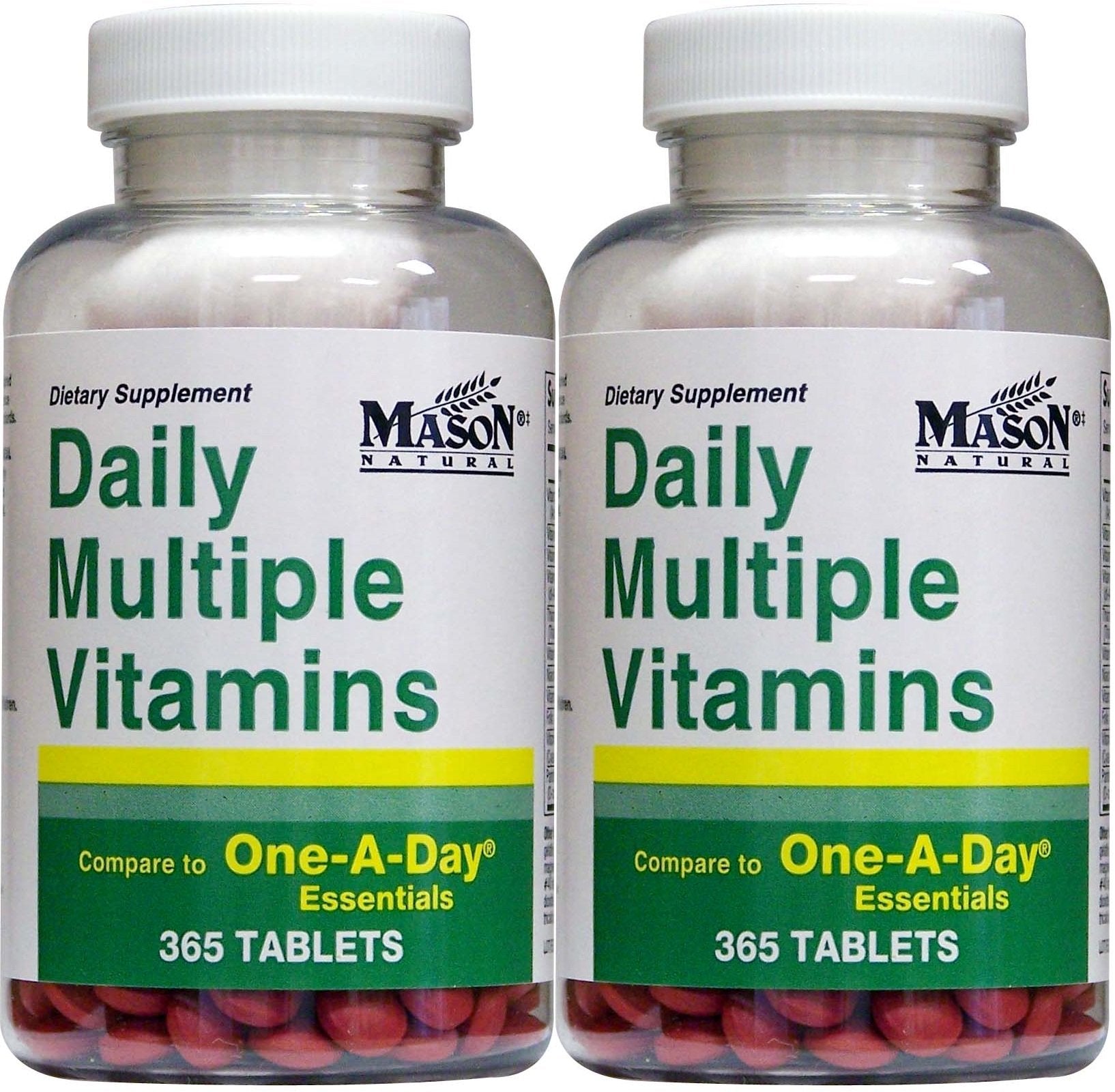 Daily Multivitamins - Compared to One A Day Essentials 730 Tablets