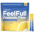 Daily Nouri FeelFull Prebiotic Fiber Drink Mix | Supports Natural Fullness, Appetite & Cravings Control, Gut & Metabolic Health | Oligofructose, Glucomannan & Chromium | 30 Stick Packs