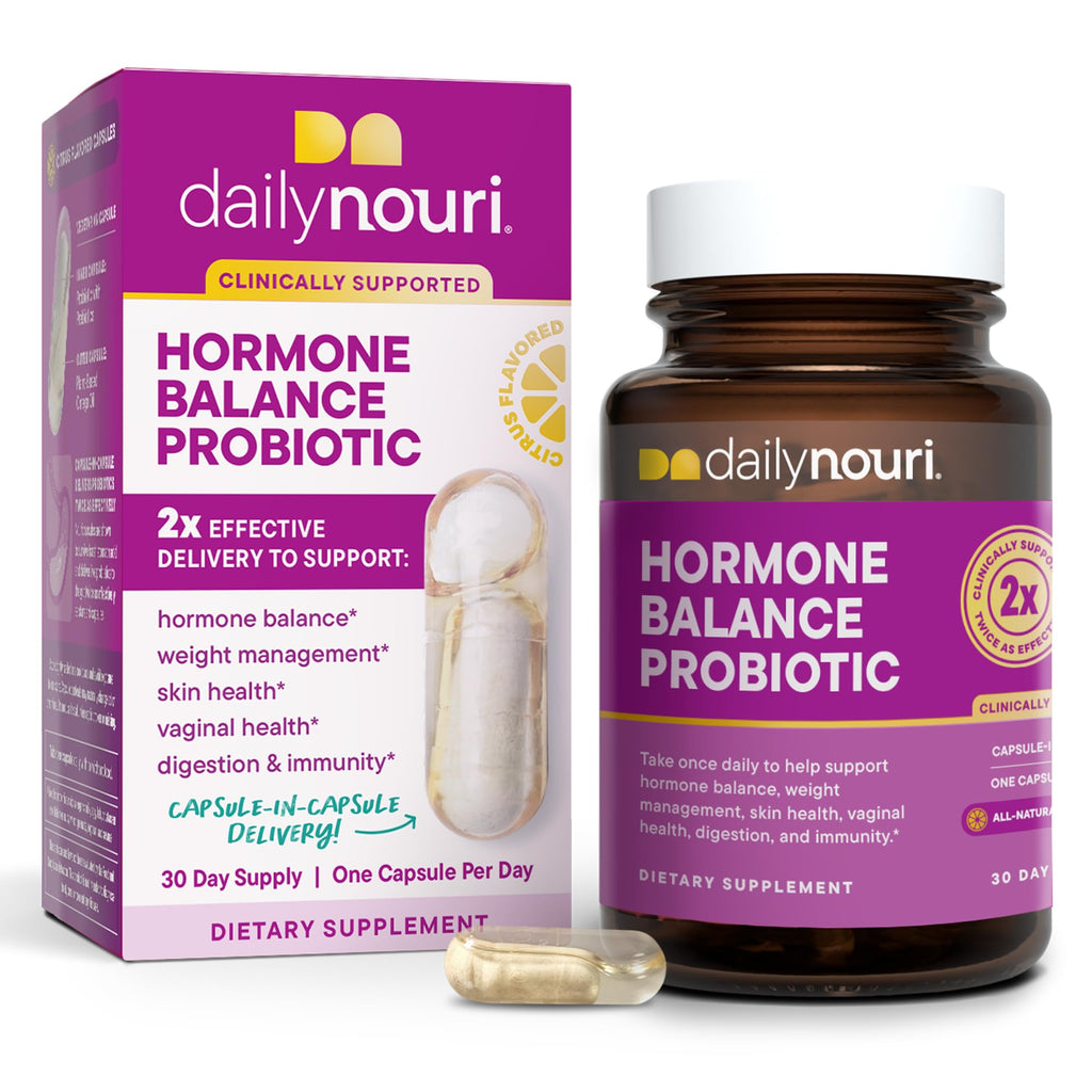 Daily Nouri Hormone Balance Probiotic for Women | 7 Strains, 30-Day