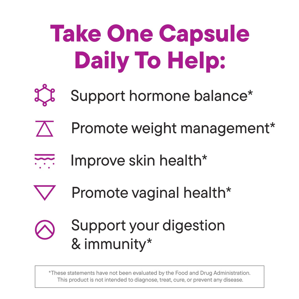 Daily Nouri Hormone Balance Probiotic for Women | 7 Strains, 30-Day