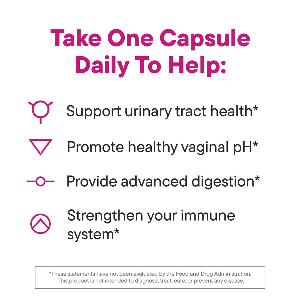 Daily Nouri Women’s Probiotic – Vaginal pH, UTI, Digestive & Immune Support
