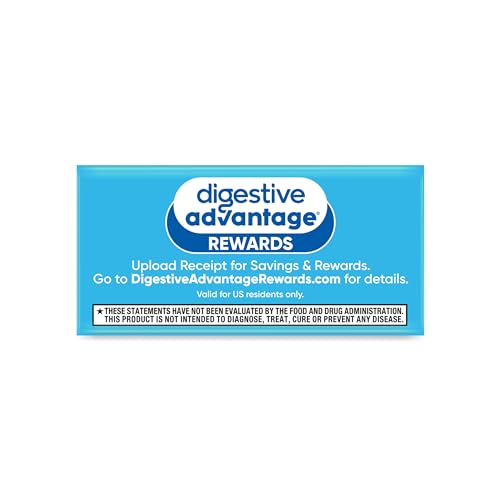Daily Probiotic Capsule – Digestive Advantage (30 Capsules) | BC-30 2B CFUs, Gut Health