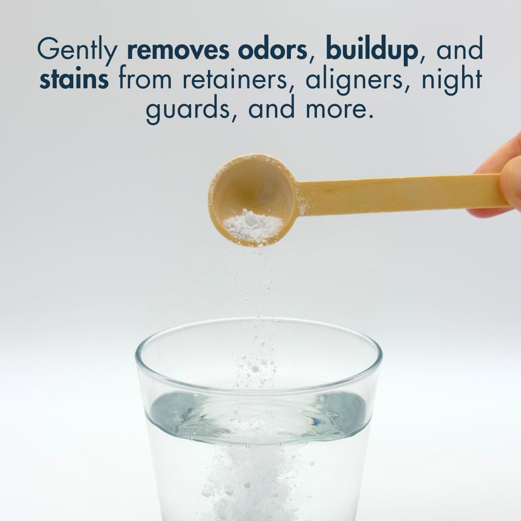 Base & Clean The Daily Refresher – 100% Natural Retainer & Aligner Cleaner (120 Servings) | Made in USA