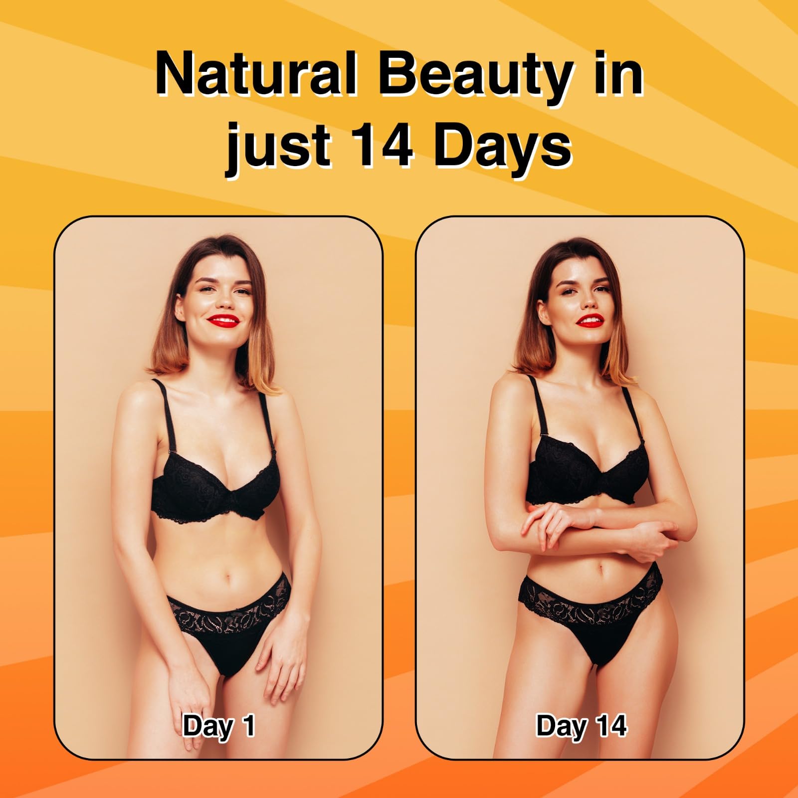 Daily Tanning Gummies – Natural Sunless Tan with Astaxanthin, Lycopene & Beta Carotene – Watermelon