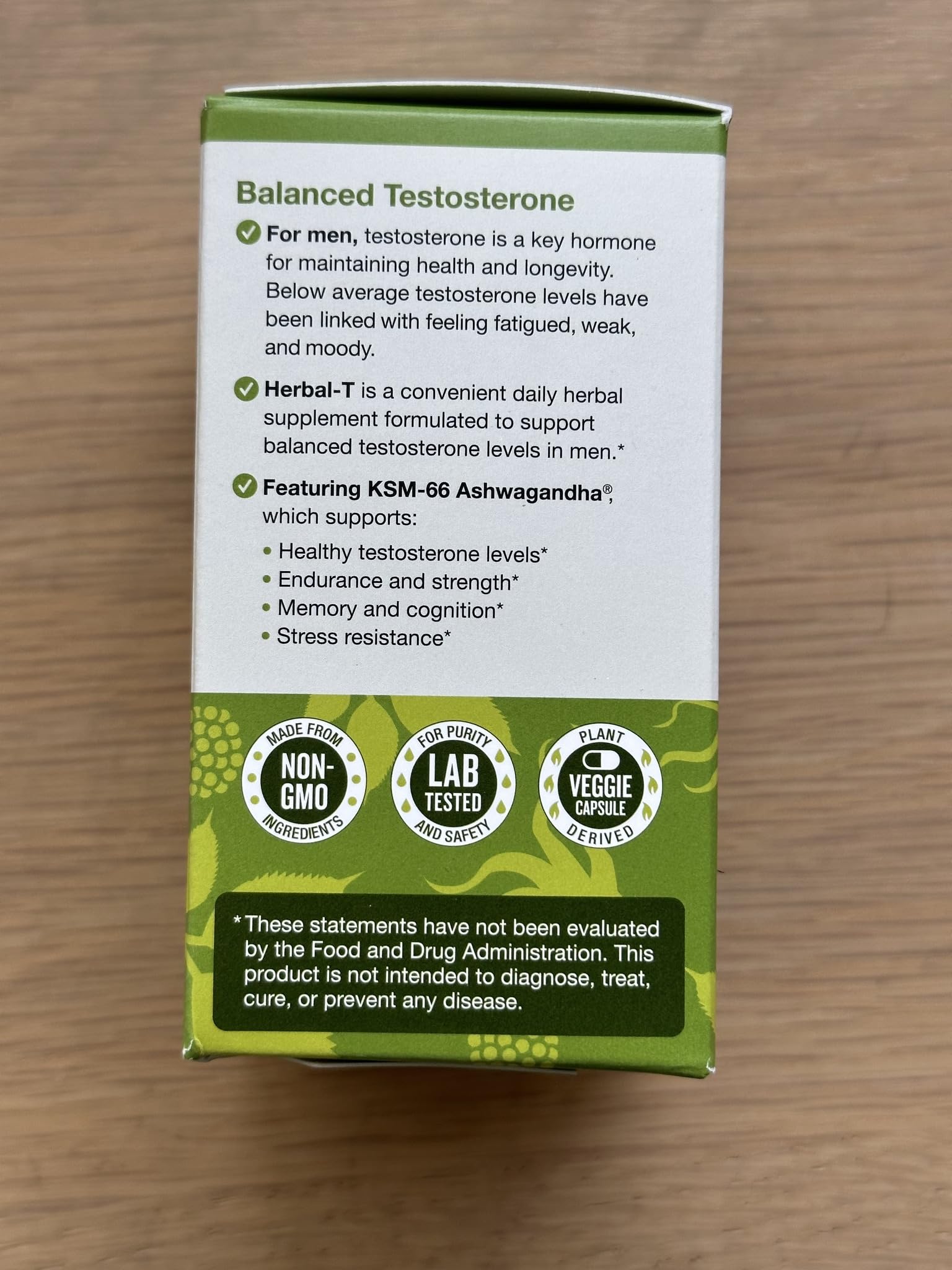 DailyNutra Herbal T Men's Health Formula - Endurance & Vitality (3-Pack)