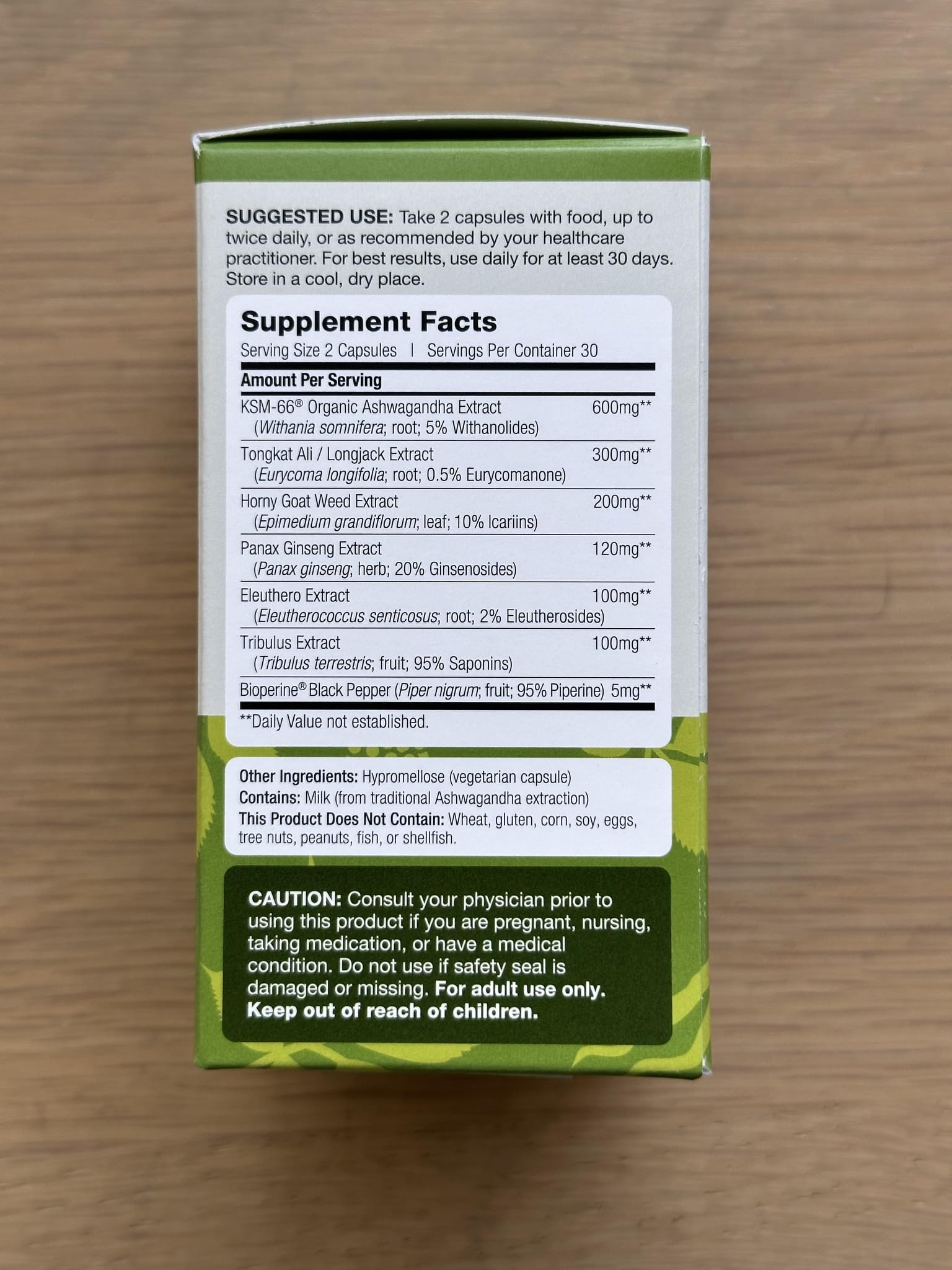 DailyNutra Herbal T Men's Health Formula - Endurance & Vitality (3-Pack)