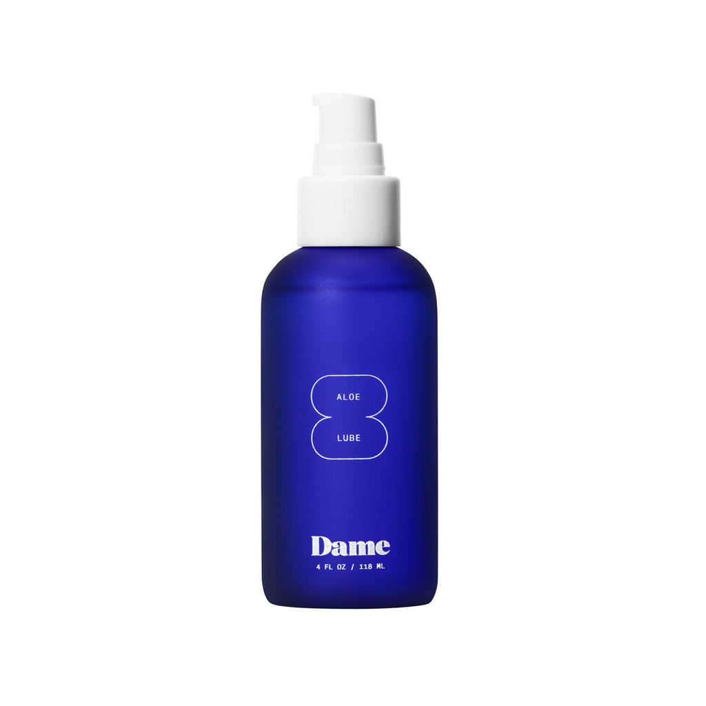 Dame Aloe Lube for Women – Doctor-Approved, pH-Balanced Aloe Vera Lubricant – 4 oz