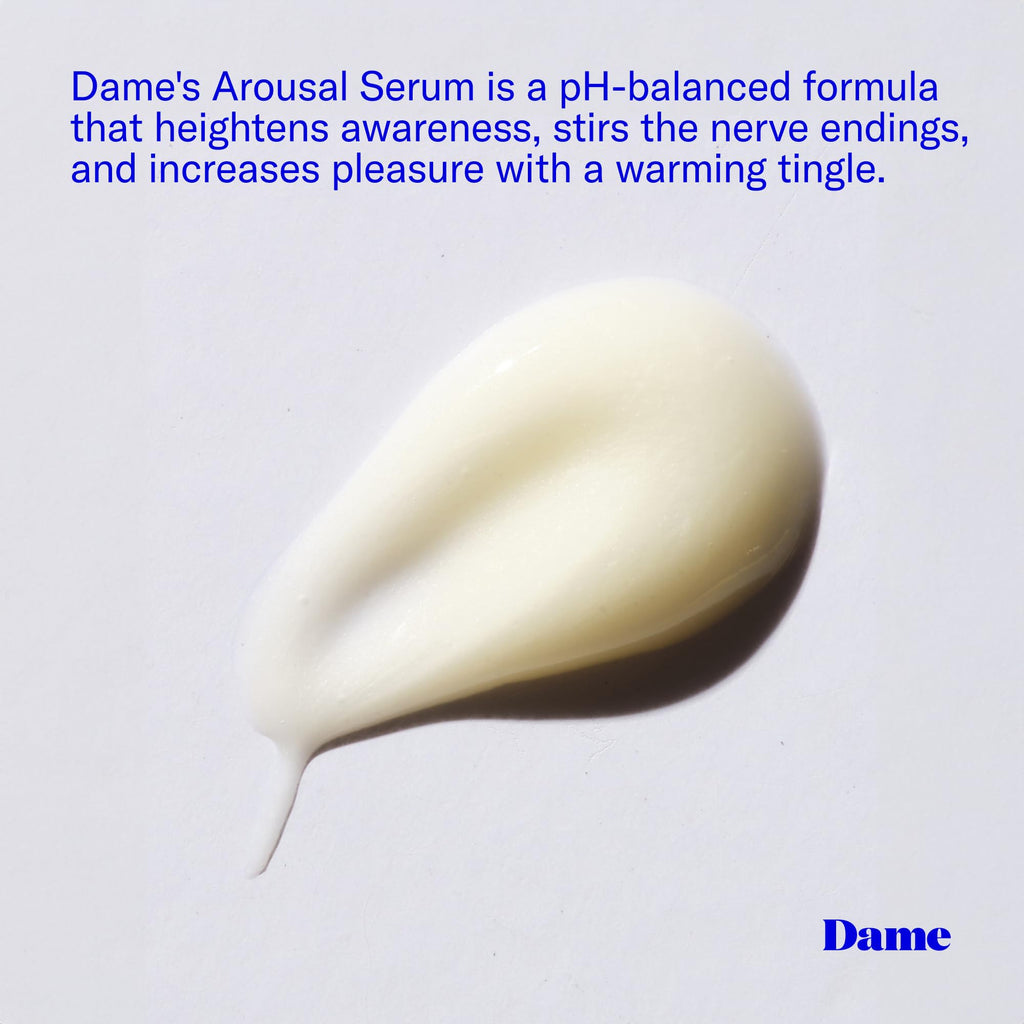 Dame Arousal Serum for Women – Organic Vegan Massage Oil, Edible & pH Balanced