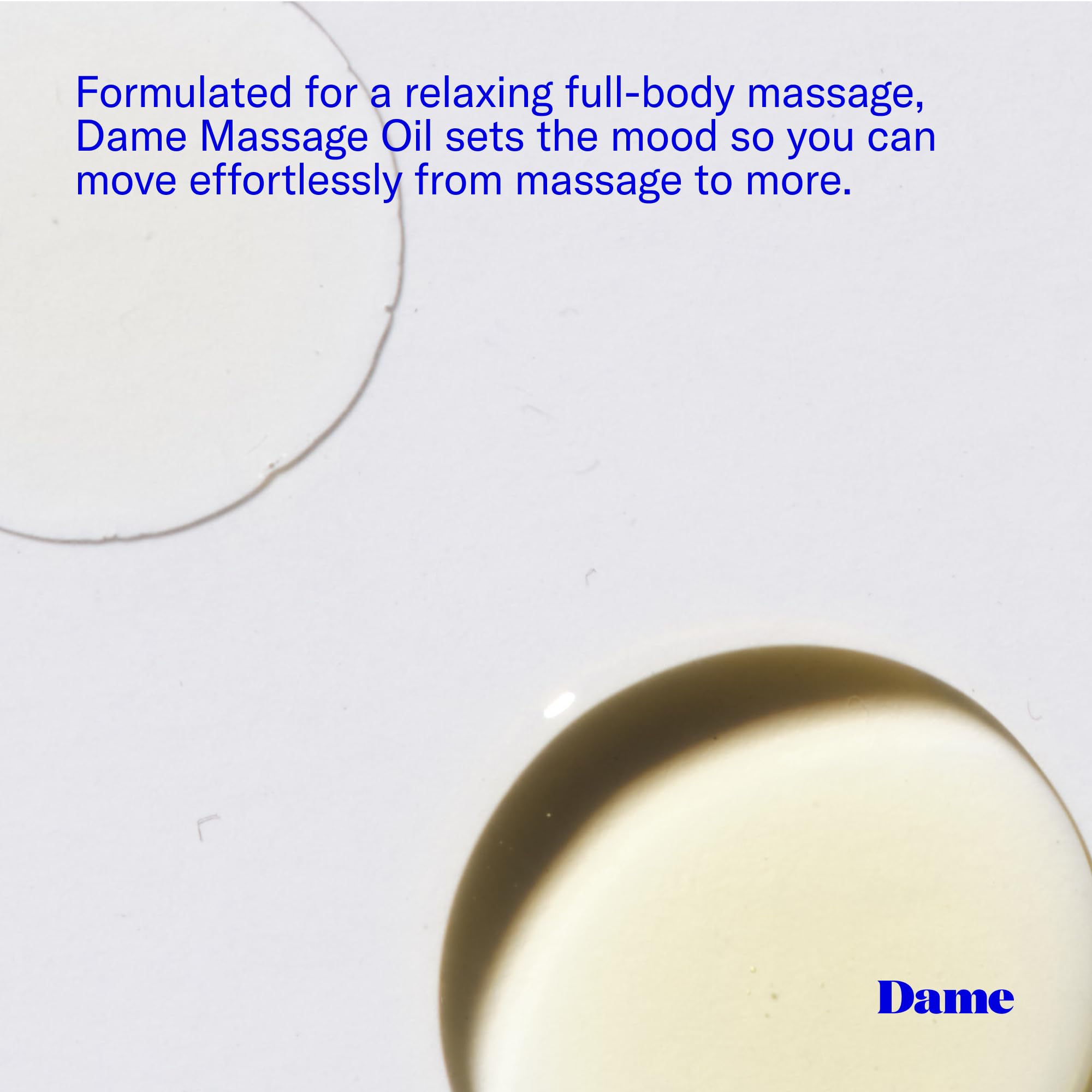 Massage Oil for Women by Dame – Sandalwood & Cardamom, Doctor Approved