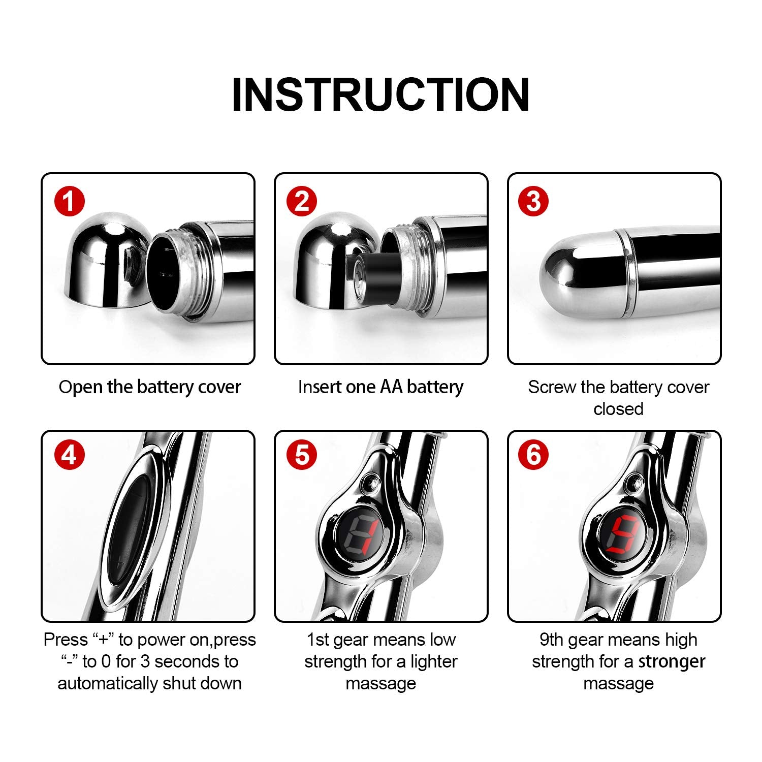 DANGSHAN 5-in-1 Acupuncture Pen – Electronic Pain Relief & Meridian Energy Massage