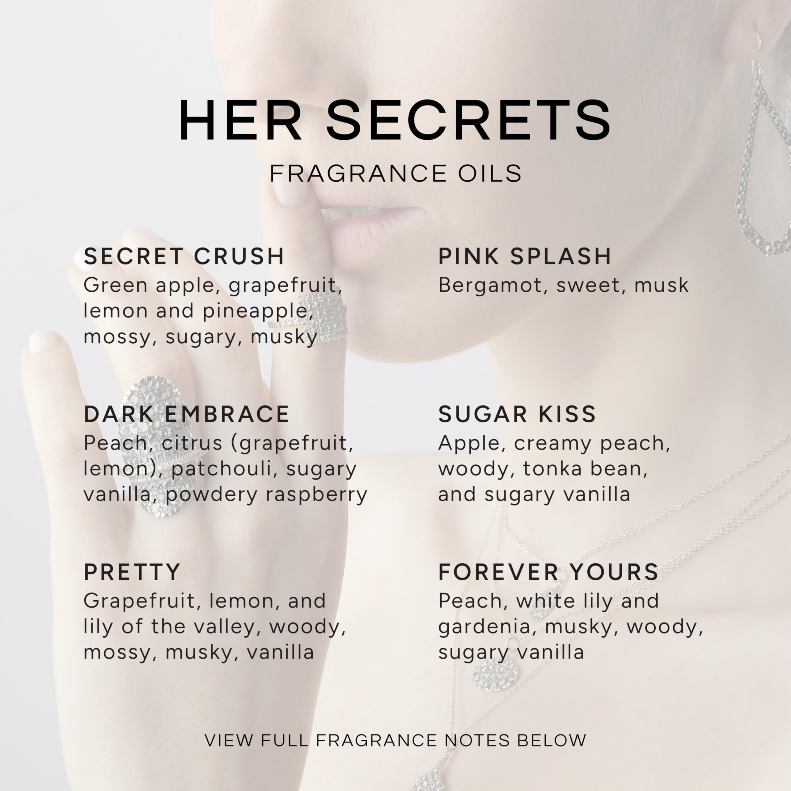 Eternal Essence Oils Her Secrets Set of 6 – Premium Fragrance Oils (10ml each)