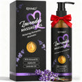 Date Night Lavender Body Massage Oil for Couples – Vegan, Smooth Glide (8 fl oz)