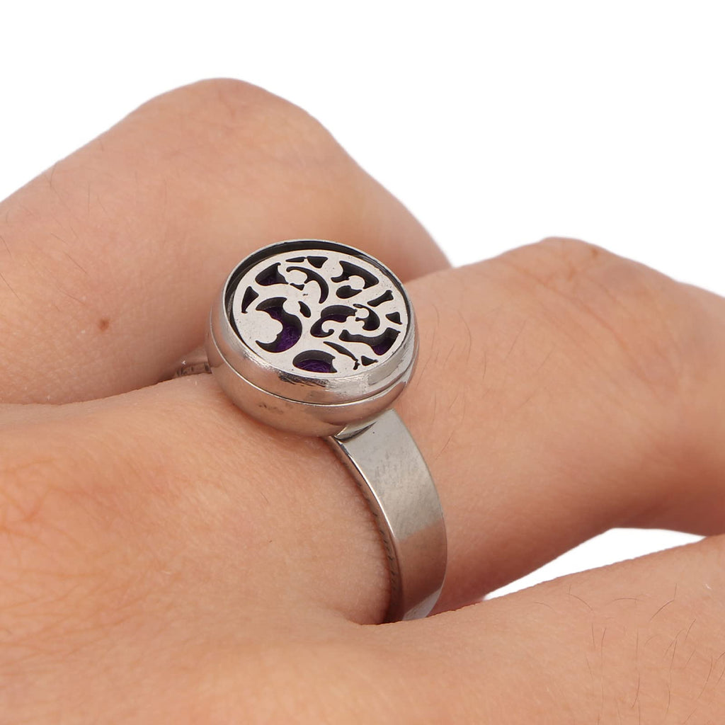 DAUERHAFT Aromatherapy Finger Ring – Portable Essential Oil Diffuser Ring for Daily Wear